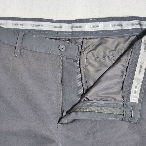 Sunice Golf/ Summer shorts men's size 34 grey colour sporty active wear - Picture 8 of 12